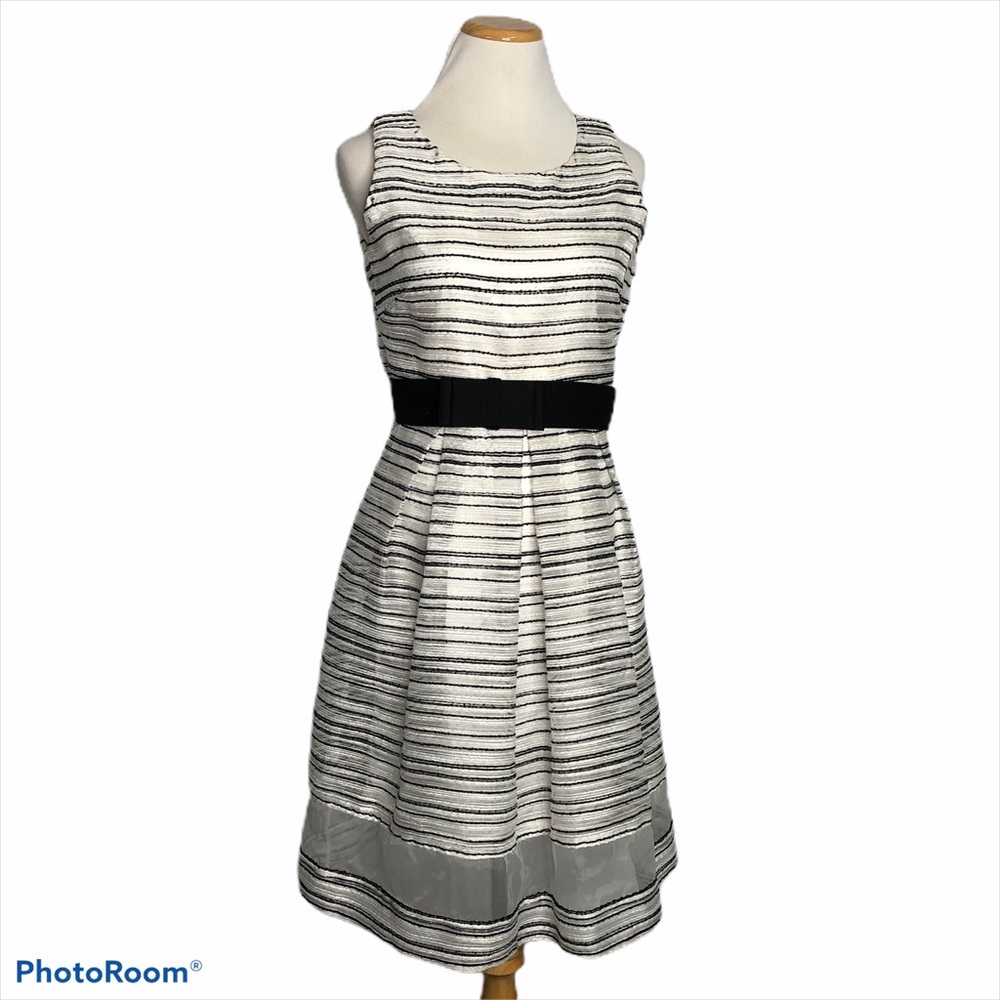 Belle Badgley Mischka Fit and Flare Dress